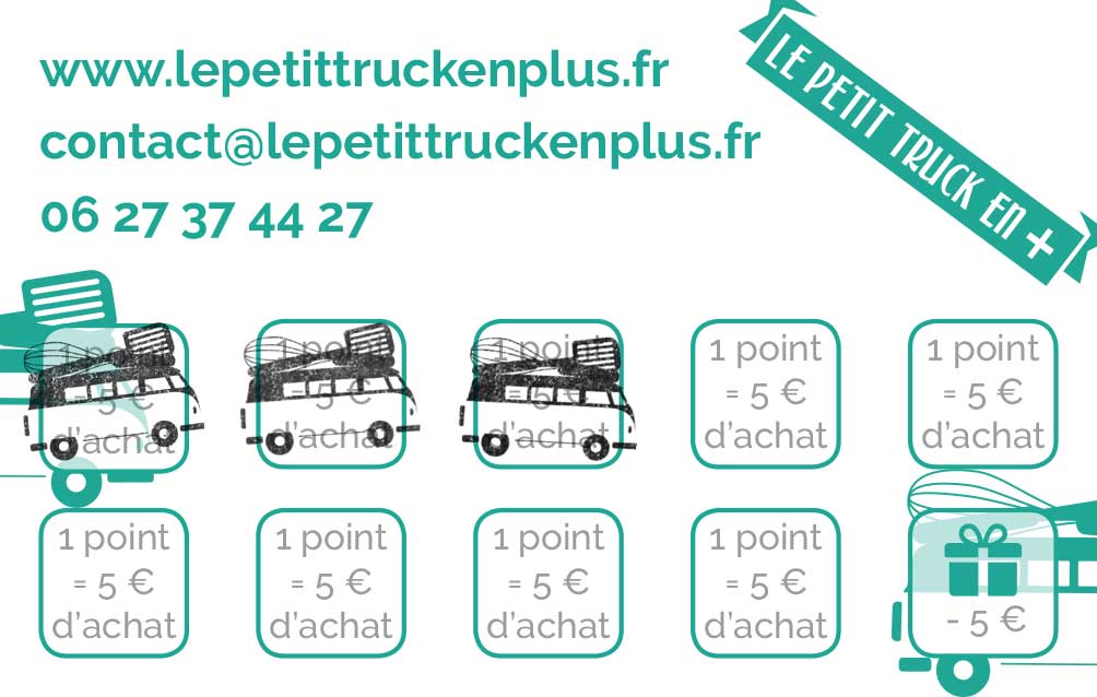 image carte de fidélité Le Petit Truck En Plus